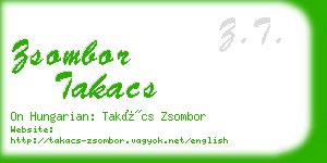 zsombor takacs business card